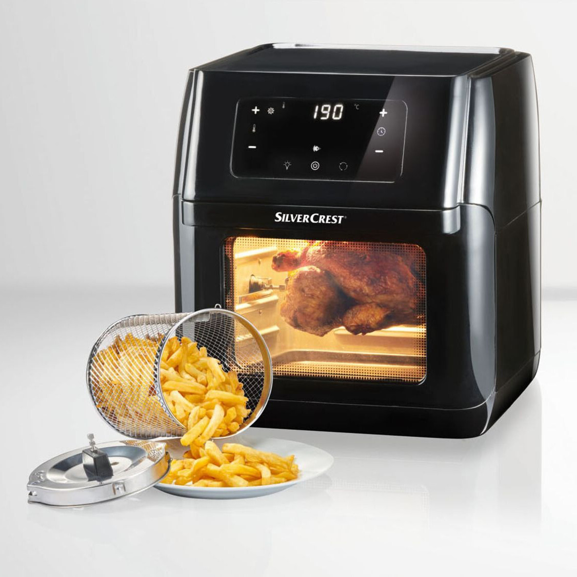  هواپز ( سرخ کن بدون روغن ) SilverCrest SHF 1800 A2 9in1 سیب زمینی 