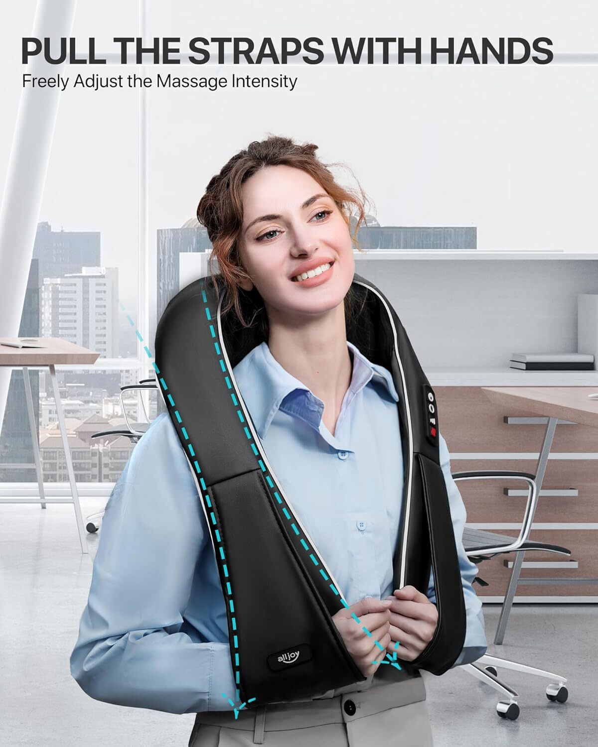 ماساژور گردن ALLJOY با عملکرد گرمایش تا ۴۵ درجه