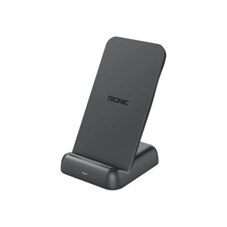 شارژر بی‌سیم ترونیک مدل HG07785B با پایه نگهدارنده